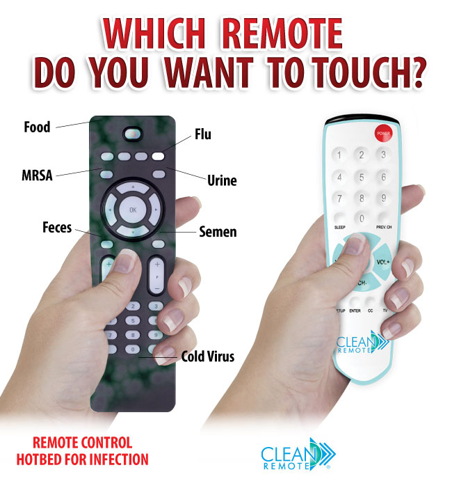 How to clean a TV remote control and how often to do it